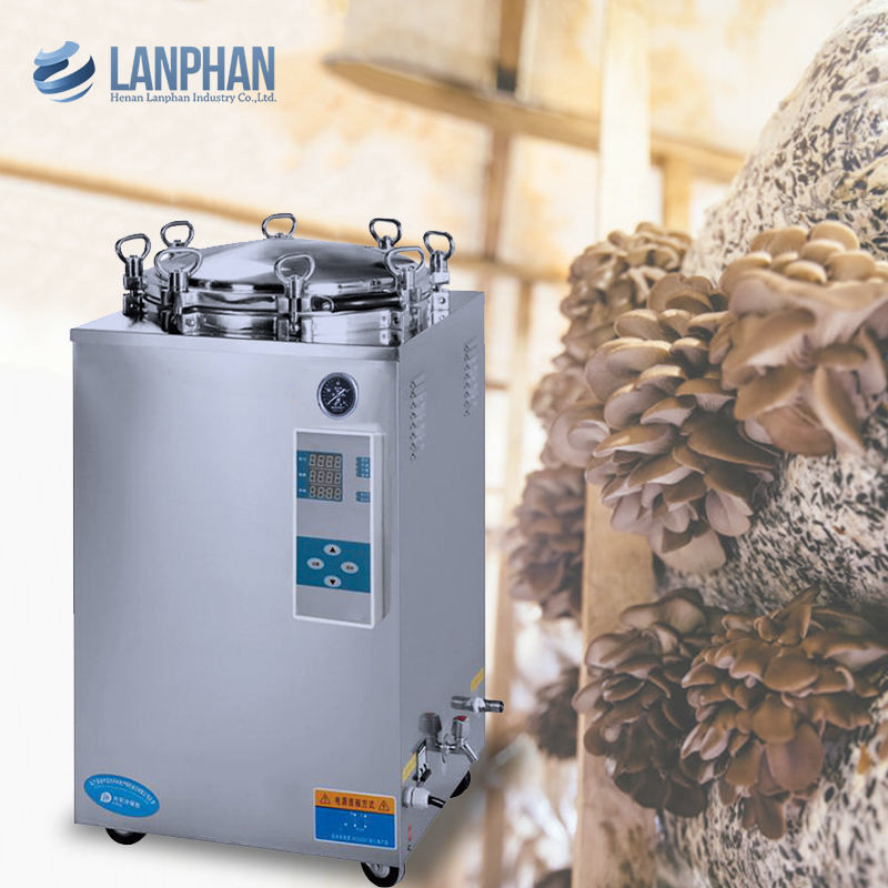 Handrad Digitale Anzeige Vertikaler Autoklave 35L 50L 75L 100L 150L Liter für Pilz Konserven Retort Sterilisator