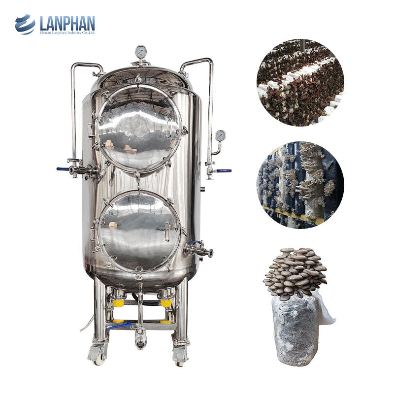 220V Einphasen-Vertikalautoklav-Dampfsterilisator mit 330L Kapazität und 15PSI Arbeitsdruck