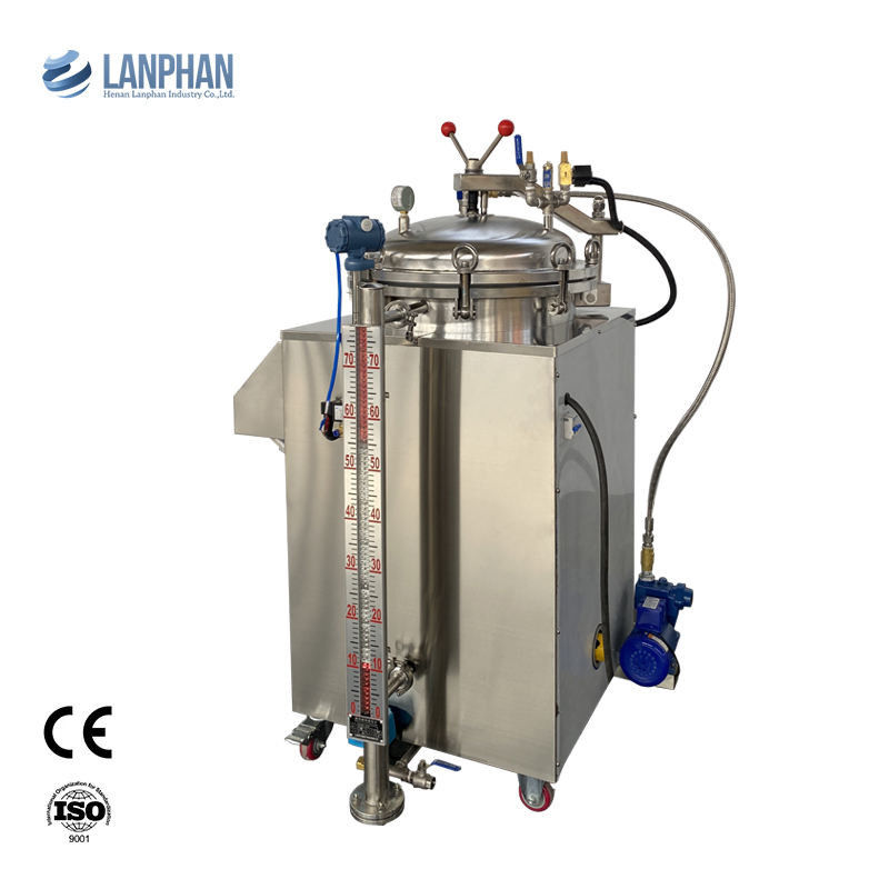 Vollautomatischer Retort-Sterilisator mit 100L 150L Kapazität und Dampf- und Wasserbadsterilisation