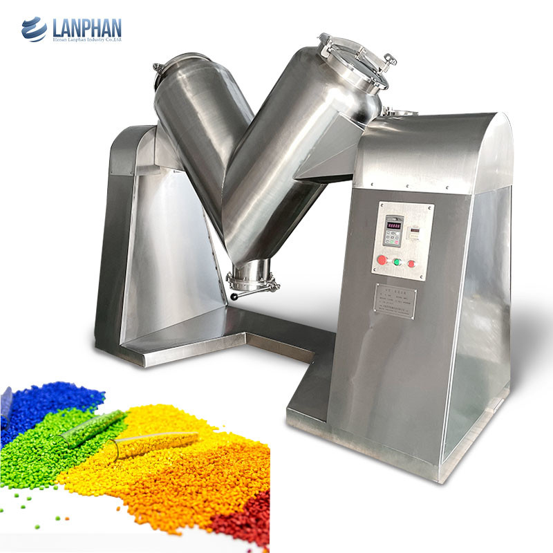 Kleine Pulvermischmaschine V-Typ Mischmaschine Mischer für pharmazeutische Lebensmittel Kosmetik Chemie