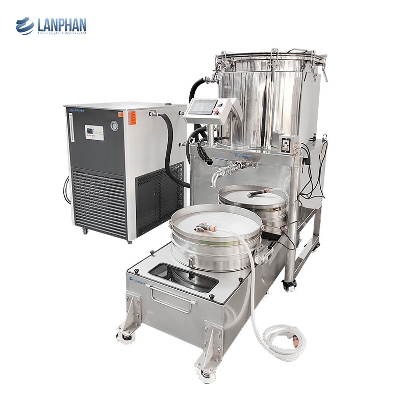 Eiswasserblase Hash Trichome Trennmaschine 75 Gallonen Kühlfläche 1,35m2
