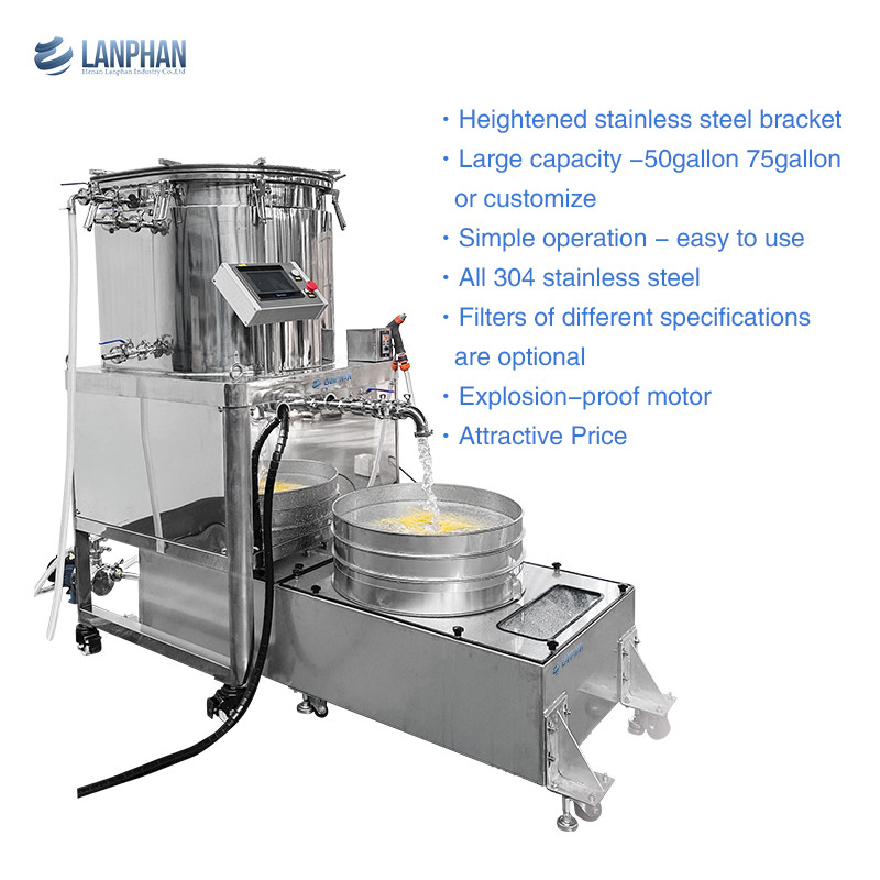 Eiswasserblase Hash Trichome Trennmaschine 75 Gallonen Kühlfläche 1,35m2