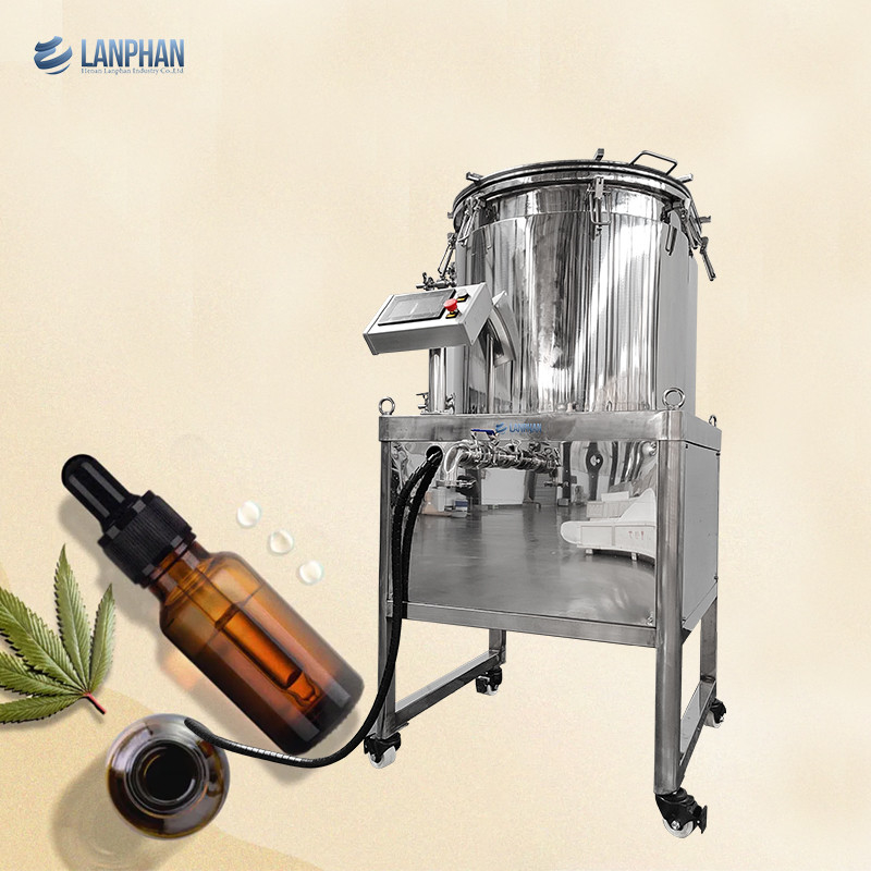 75 Gallonen Trichome Extraktor Maschine Blasen Hasch Eis Wasser Trichome Separator Lösungsmittelloser Extraktor