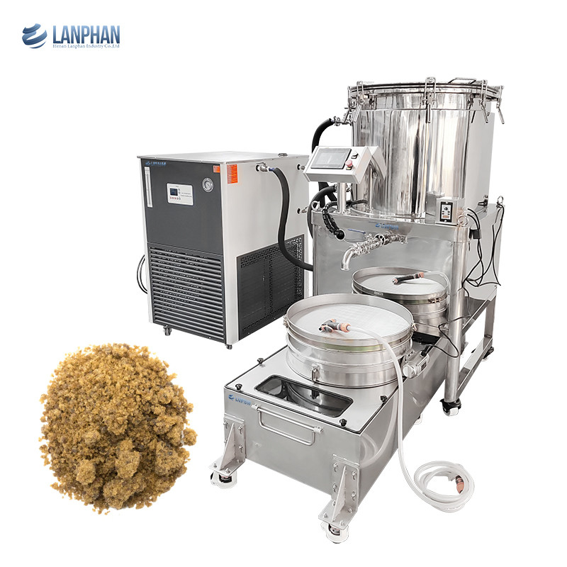 75 Gallonen Trichome Extraktor Maschine Blasen Hasch Eis Wasser Trichome Separator Lösungsmittelloser Extraktor