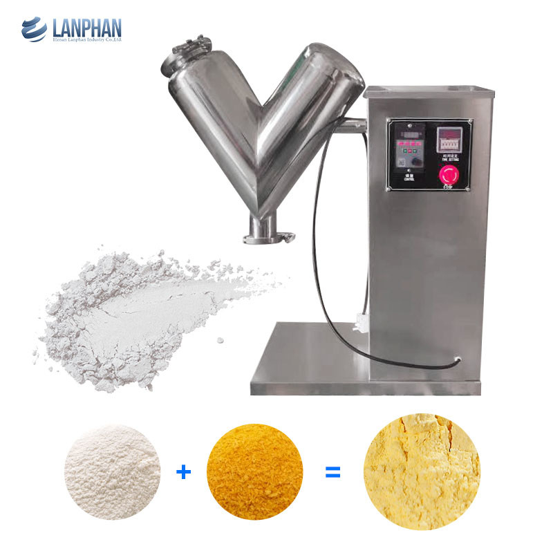 2l-300l Industriepulvermischer Einfach-Doppelarm-V-Typmischer Trockenpulverpartikelmischer