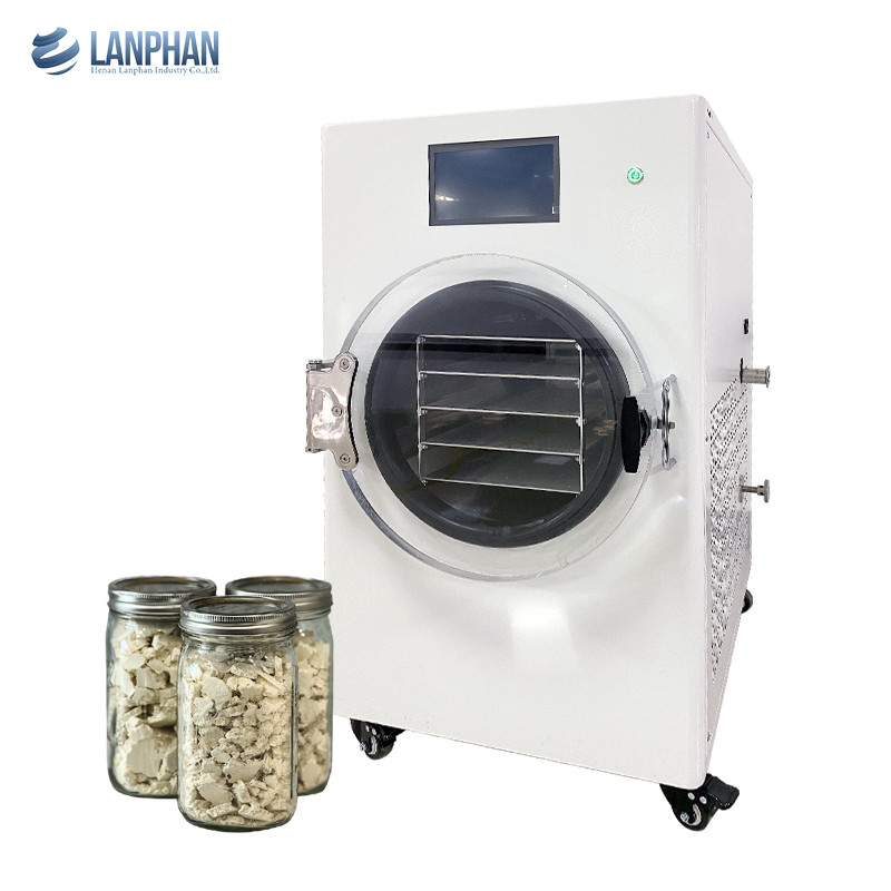 Lanphan Home Erdbeere Weiß Vakuum Gefriertrocknungsmaschine mit Vakuumpumpe oder ohne Ölpumpe