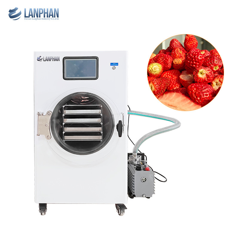 4 Schalen Frucht-Vakuum-Froze-Trocknungsmaschine Lyofiler-Froze-Trockner für Obst-Gemüse