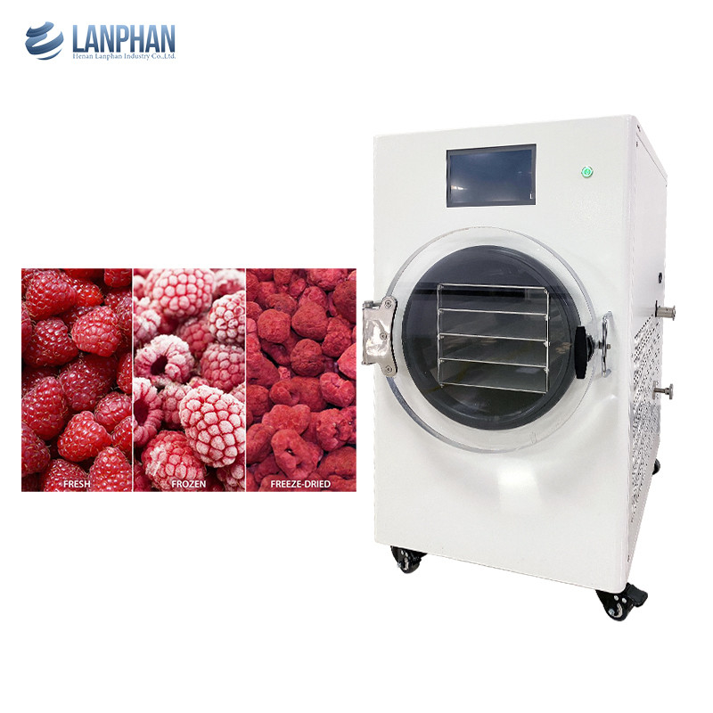 4 Schalen Frucht-Vakuum-Froze-Trocknungsmaschine Lyofiler-Froze-Trockner für Obst-Gemüse
