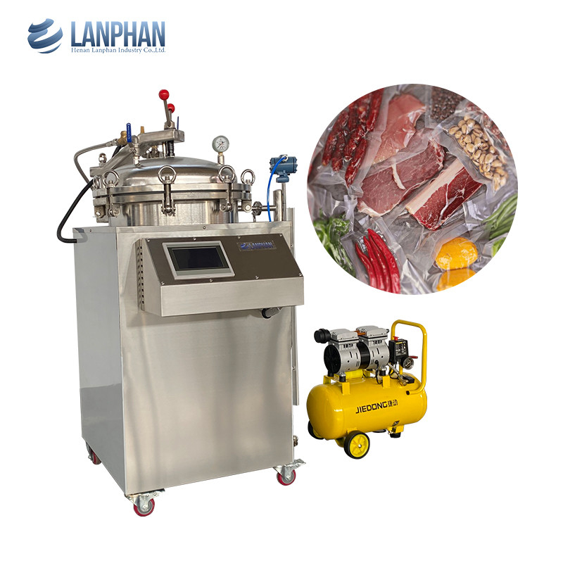 75l 100l 150l Hochdruck-Lebensmittelzähler Druckretort-Sterilisator für Flaschen