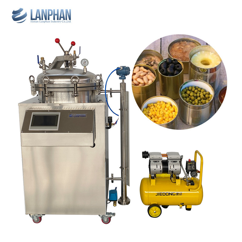75l 100l 150l Hochdruck-Lebensmittelzähler Druckretort-Sterilisator für Flaschen