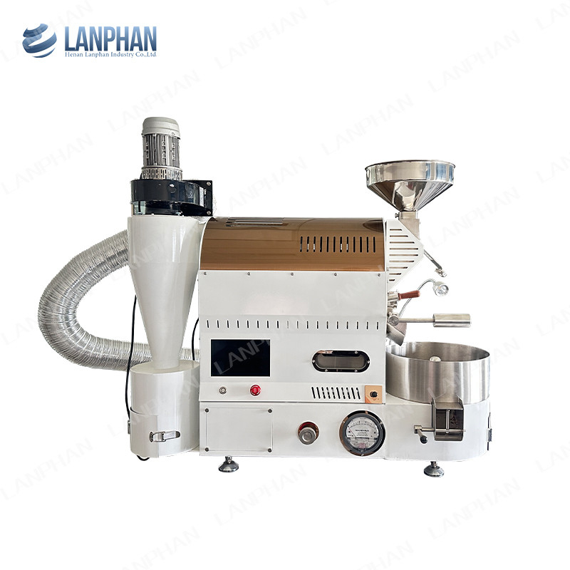 Hausgas-Elektrische Trommelroaster Automatische Röstmaschine Kleine elektrische Hauskaffeebohnenroaster