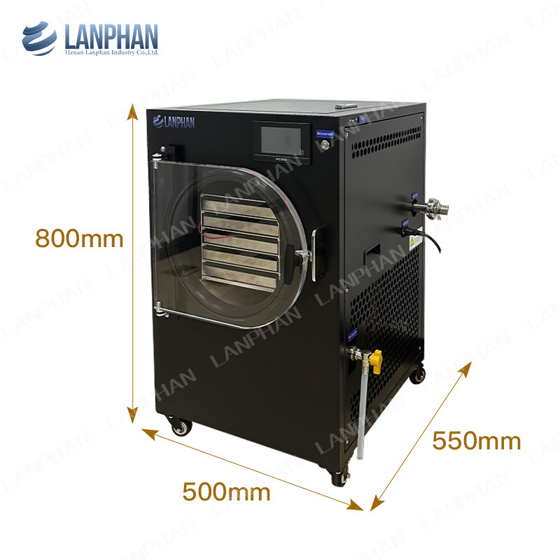 HFD-5 4-6KG / Charge Kleine Gefriertrocknungsmaschine Heim Mini Vakuum Gefriertrocknungsmaschine