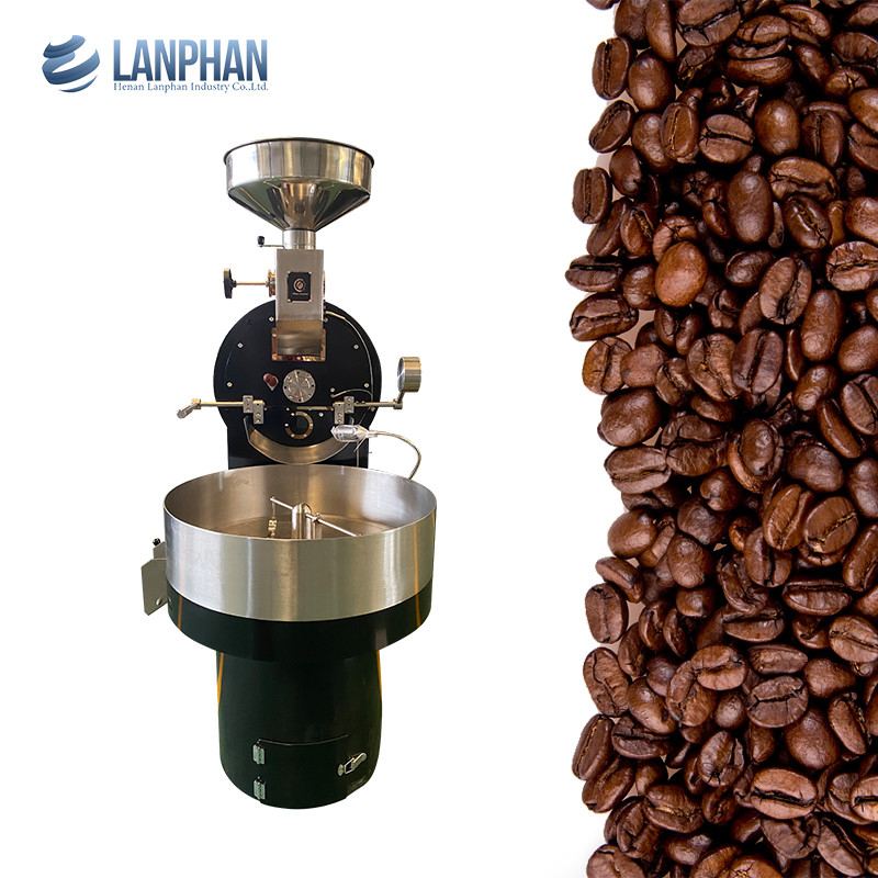 1-6 kg/Liste Elektrogas Heißluft Kaffeebohnen Bäckerausrüstung Kaffeeröstmaschine