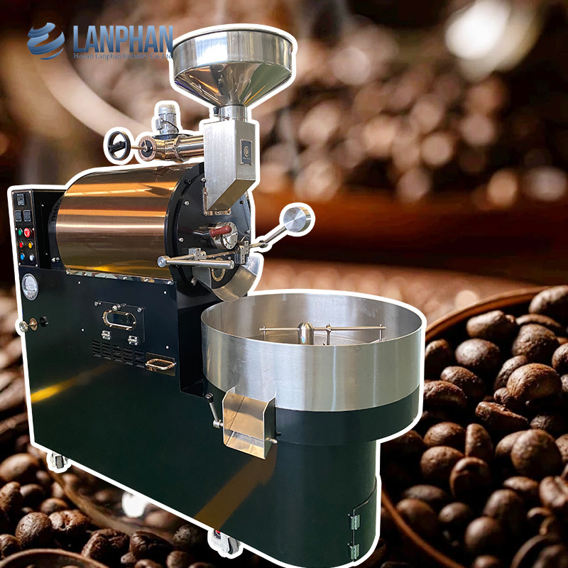 1-6 kg/Liste Elektrogas Heißluft Kaffeebohnen Bäckerausrüstung Kaffeeröstmaschine