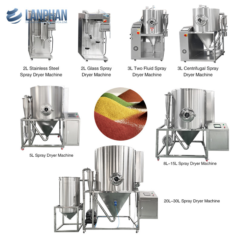 5L Sprühtrockner Maschine Edelstahl Sprühtrocknungs-System Sprühtrocknungsmaschine für Milch