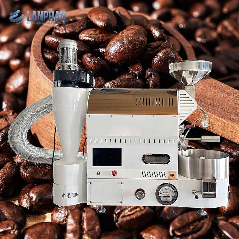 Home Desktop 1000g Halb heiße Luft Edelstahl Kaffeebohnenroaster Maschine Fabrik