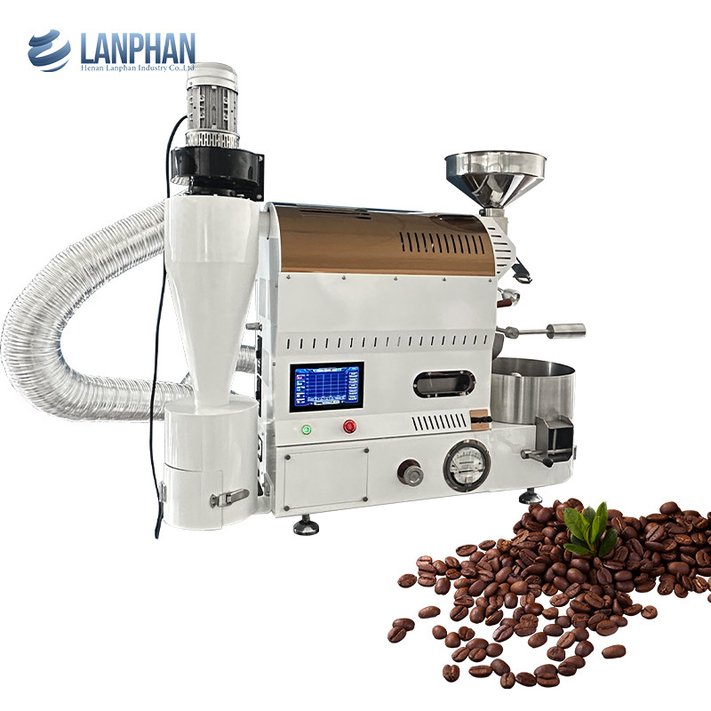 Home Desktop 1000g Halb heiße Luft Edelstahl Kaffeebohnenroaster Maschine Fabrik