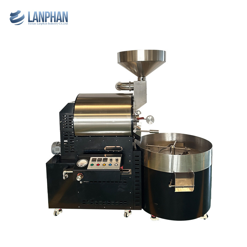 Halb-Hochluft-Röstmaschine Trommel Halb-Hochluft-Kaffee-Röstmaschine Kaffee-Röstmaschine für die Fabrik
