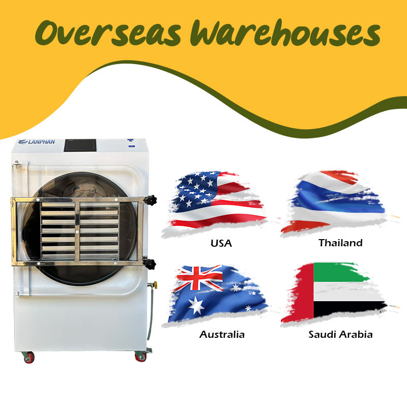 4m2 14 große Trays Vakuum-Lebensmittel-Fruchttrockner-Maschine Preis kommerzielle Lebensmittel-Vakuum-Freisetrocknungsgeräte