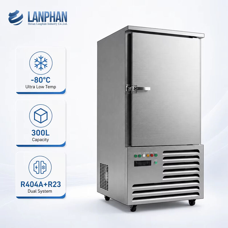 300L -80 Grad Tiefkühlschrank 10 Schalen Lebensmittelqualität Ultra-Niedrigtemperatur Tiefkühlschrank