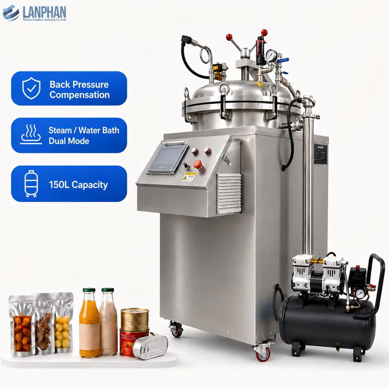 Retort Sterilisation Steam Retort Machine Mini Retort Machine Water Retort Machine