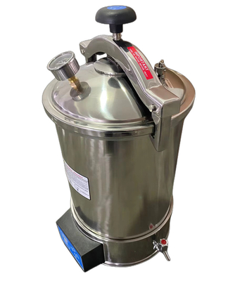 Automatisches tragbares Hochdruckdes dampf-Sterilisator-Autoklav-medizinisches Edelstahl-18L