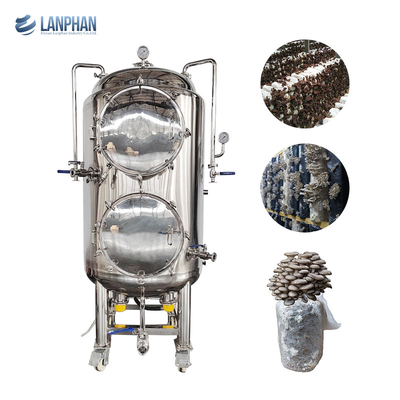 330L Industrie-Dampfautoclave-Taschen Pilz Sterilisationskessel 9KW