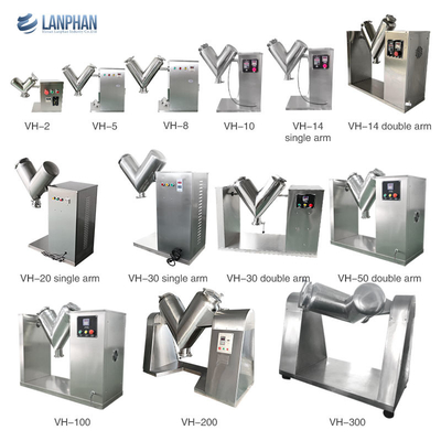 2L-300L Pulvermischmaschine Edelstahl Medizinische Lebensmittel Trockenpulvermischer Mischmaschine