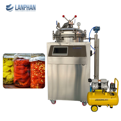 75l 100l 150l Hochdruck-Lebensmittelzähler Druckretort-Sterilisator für Flaschen
