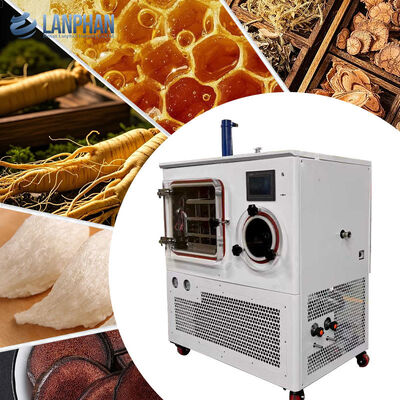 -75°C individuell angepasster Labordryer 3 Schalen pharmazeutischer Dryer mit Vakuumpumpe