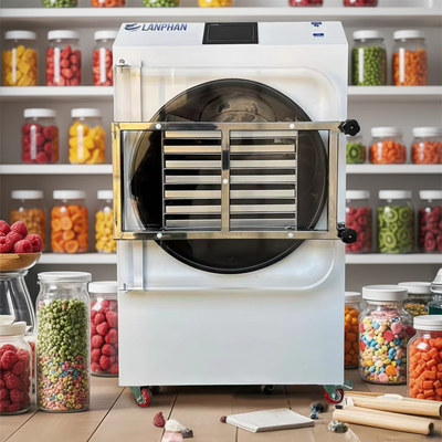 Gefriertrocknungsmaschine für Lebensmittel mit 14 Fächern aus Edelstahl, Gefriertrocknungsmaschine für die Massenproduktion