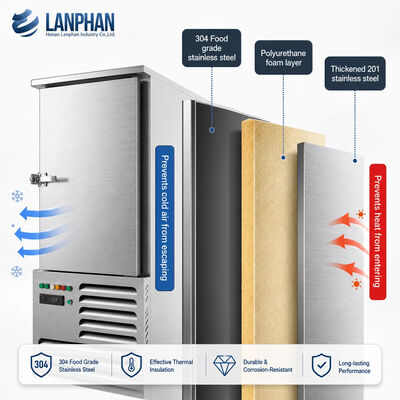 300L -80 Grad Tiefkühlschrank 10 Schalen Lebensmittelqualität Ultra-Niedrigtemperatur Tiefkühlschrank