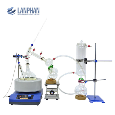 fraktionierte Destillation Kit For Labortory Chemicals des kurzen Weg-2L