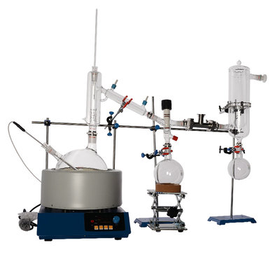 Bruchextraktions-kurzer Weg-Destillations-Ausrüstung 5L 2000rpm